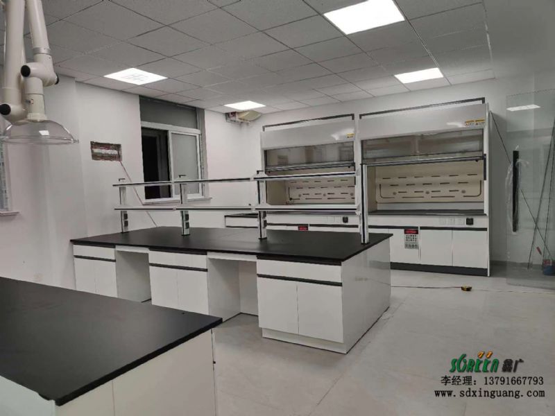 山東宏?；瘜W(xué)有限公司--實驗家具安裝現(xiàn)場